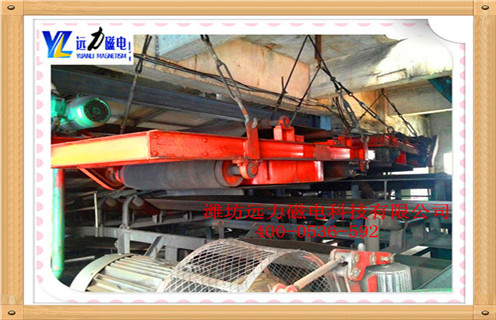 电磁自卸式除铁器，安徽电磁自卸式除铁器型号_安徽电磁自卸式除铁器型号配件价格保养厂家配件_型号及工作视频